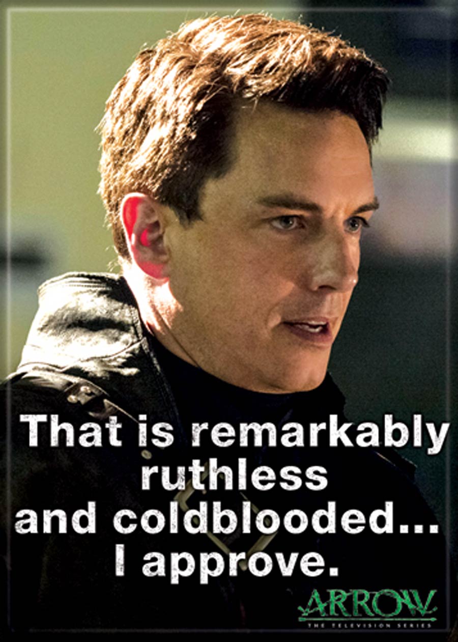 Arrow TV 2.5x3.5-inch Magnet - Merlyn Ruthless (71786DC)