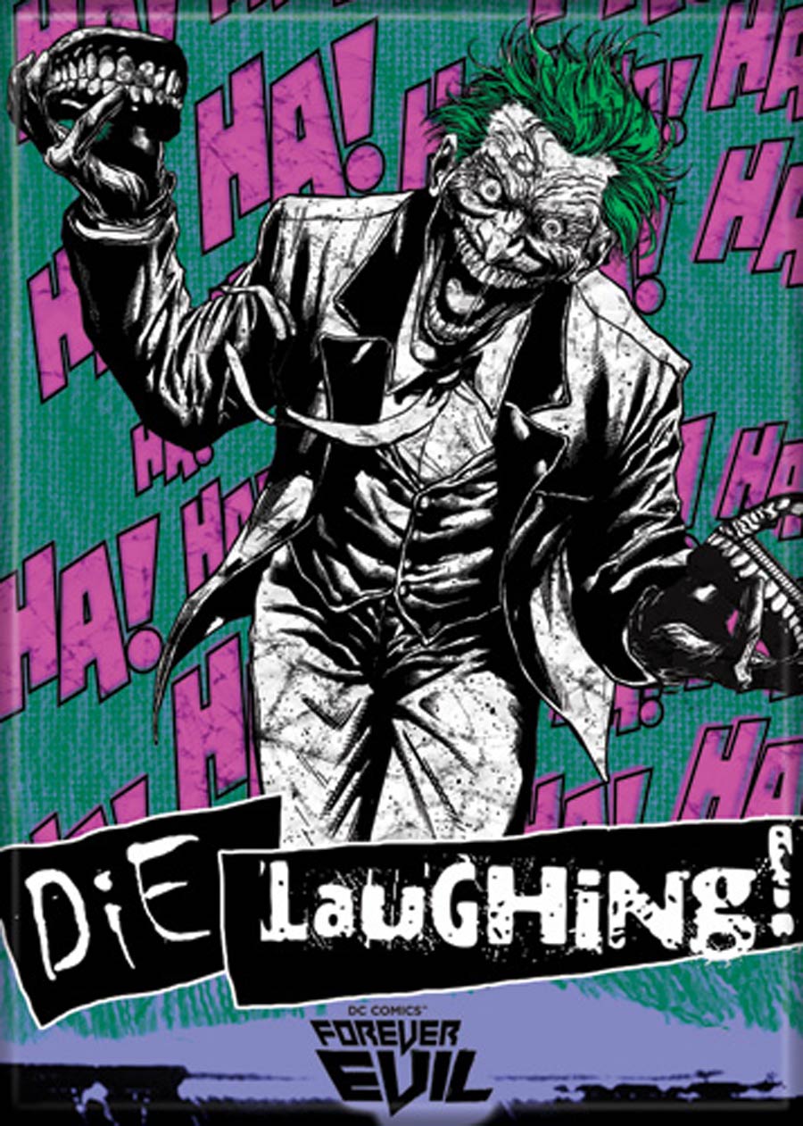 DC Comics 2.5x3.5-inch Magnet - Joker Die Laughing (71751DC)