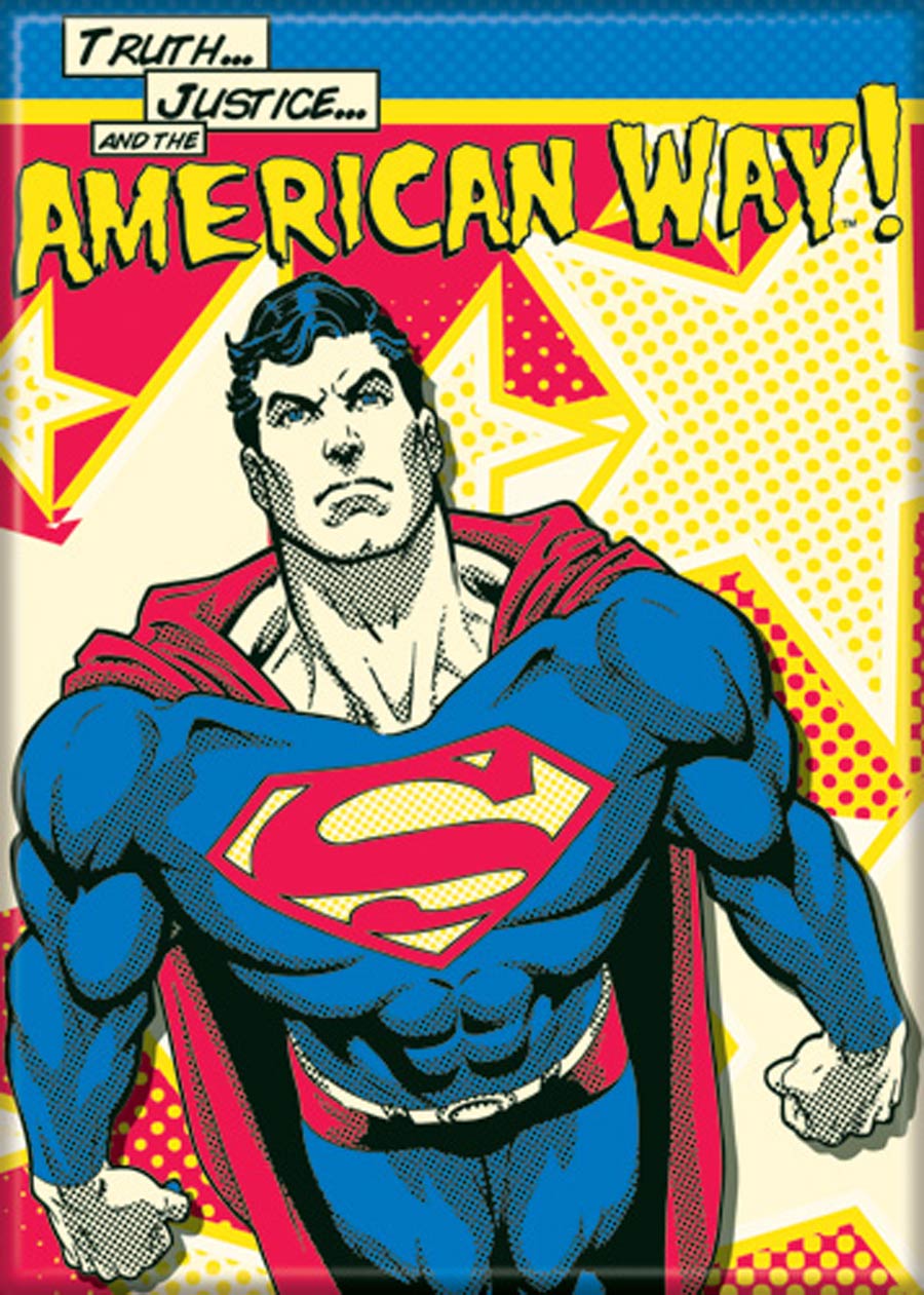 DC Comics 2.5x3.5-inch Magnet - Superman American Way (71776DC)