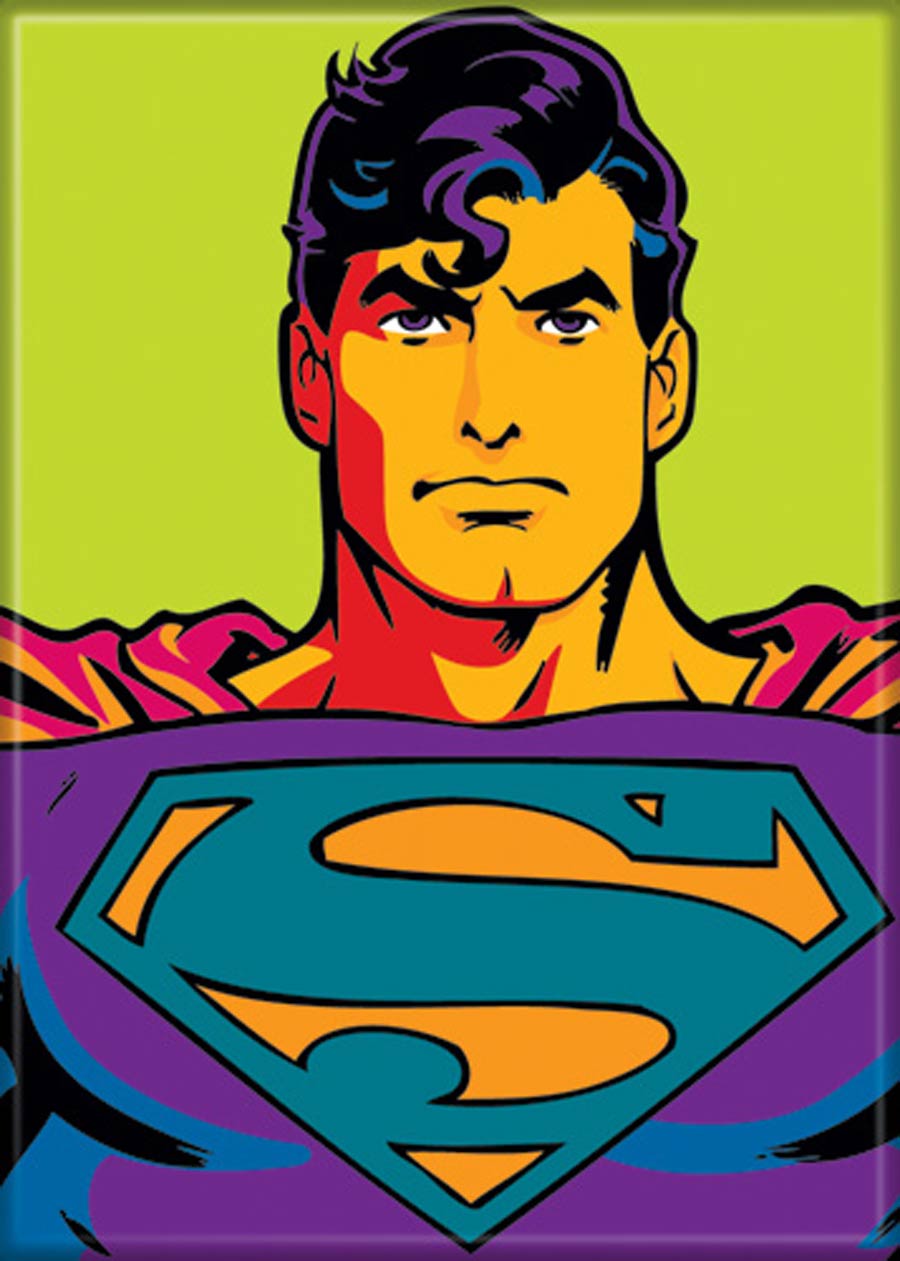 DC Comics 2.5x3.5-inch Magnet - Superman Black Light (71778DC)