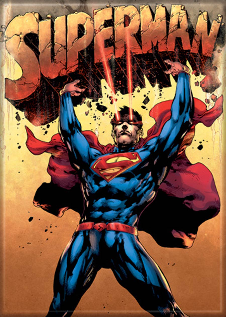 DC Comics 2.5x3.5-inch Magnet - Superman Holding Name (71779DC)