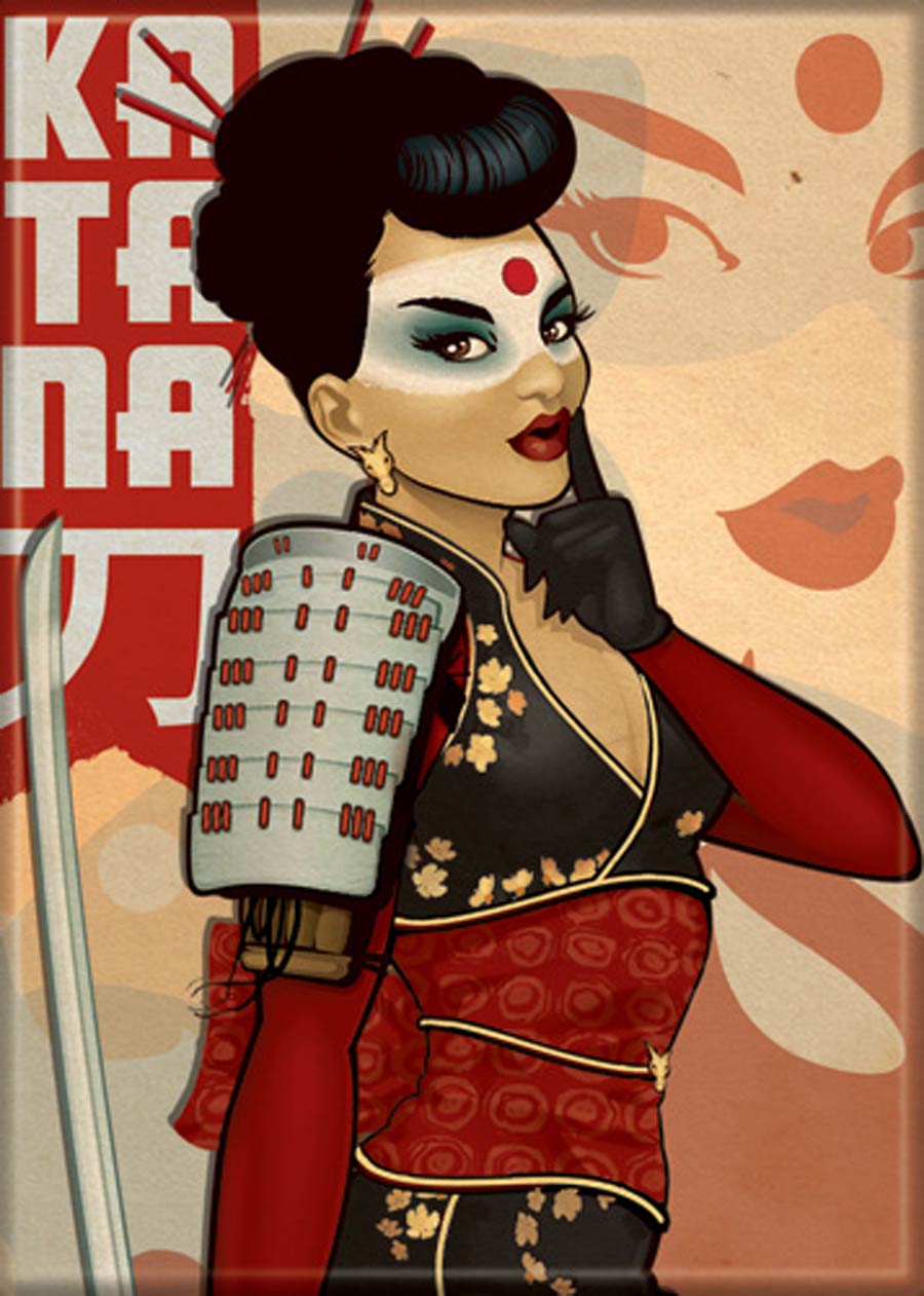 DC Comics 2.5x3.5-inch Magnet - Bombshells Katana (71771DC)