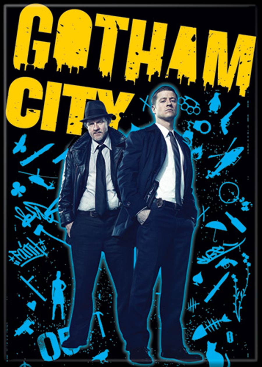 Gotham TV 2.5x3.5-inch Magnet - Gotham City (71727DC)