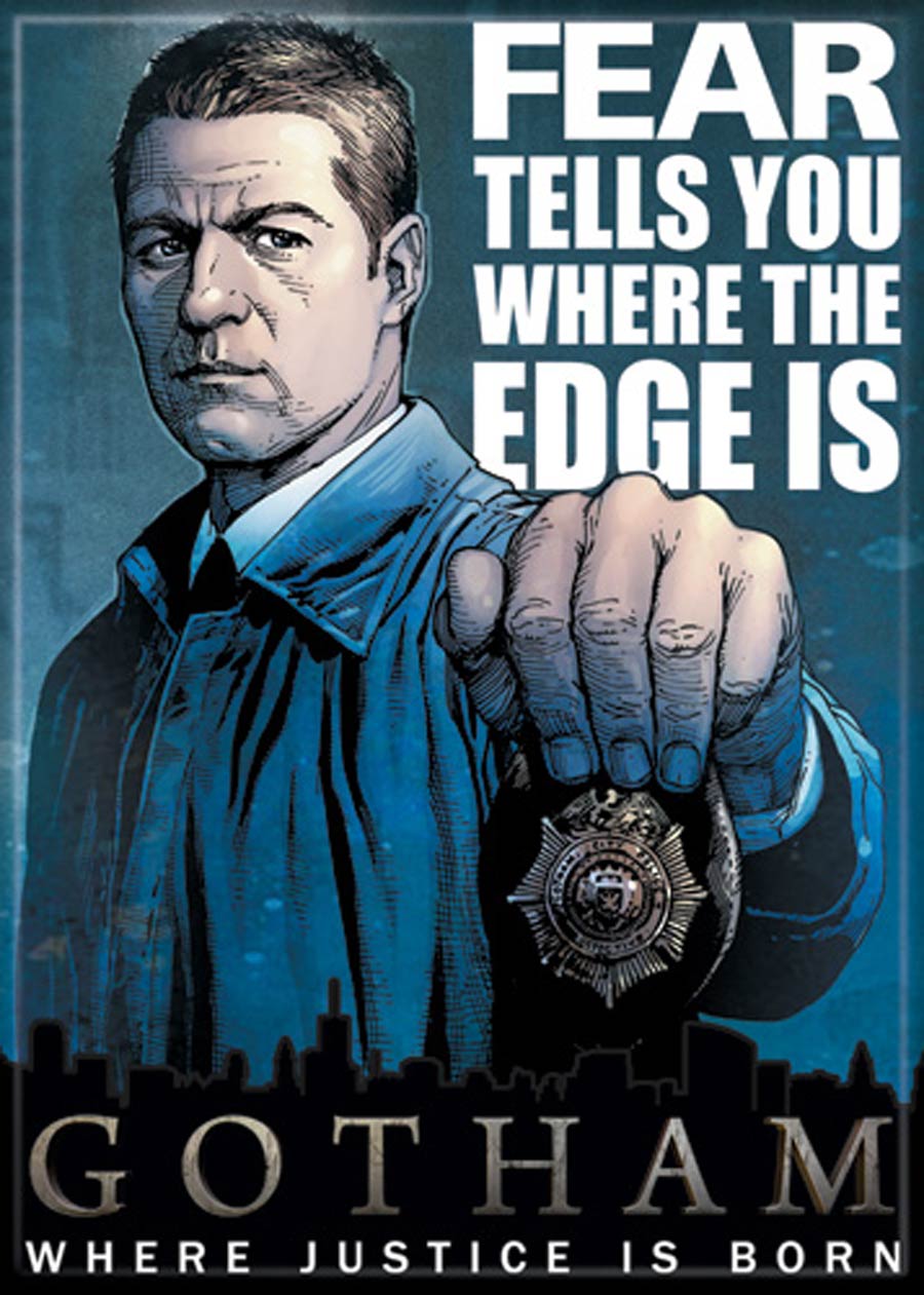 Gotham TV 2.5x3.5-inch Magnet - Gordon Fear Tells You (71731DC)