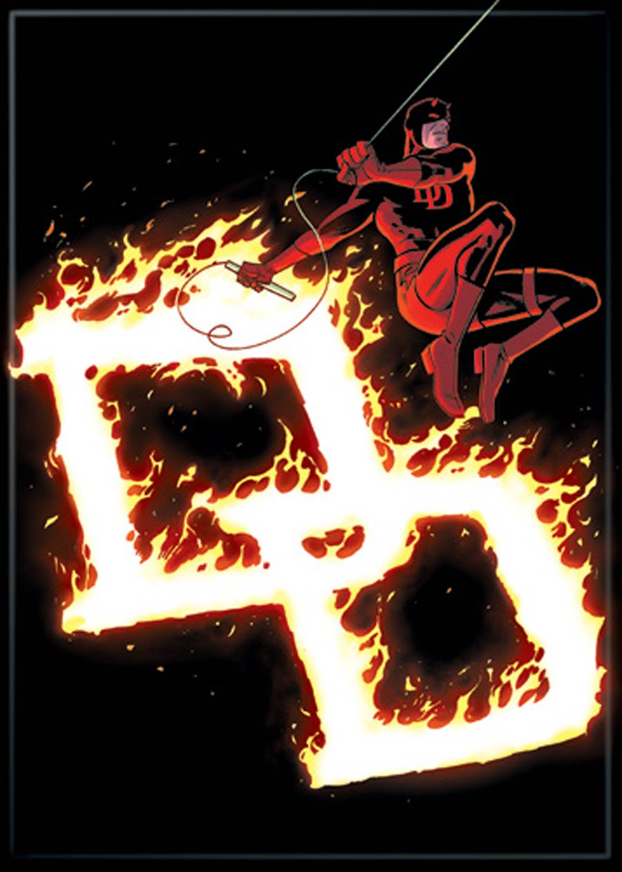 Marvel Comics 2.5x3.5-inch Magnet - Daredevil Flaming Ds (71713MV)