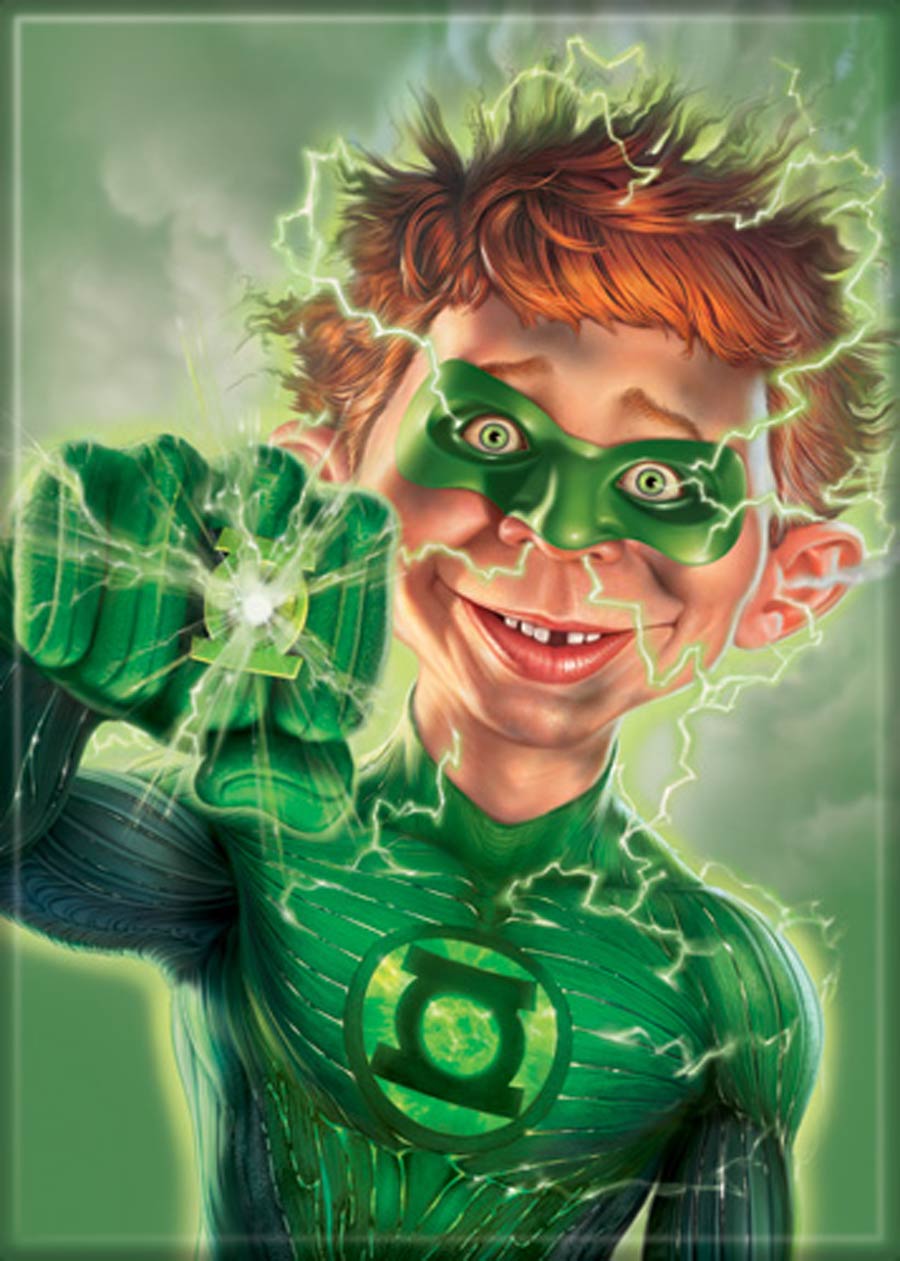 MAD Magazine 2.5x3.5-inch Magnet - Green Lantern (71794SV)