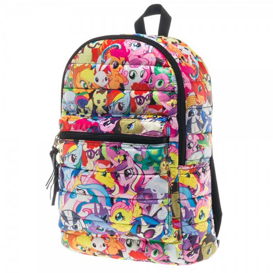 My Little Pony All Over Print Puffy Backpack