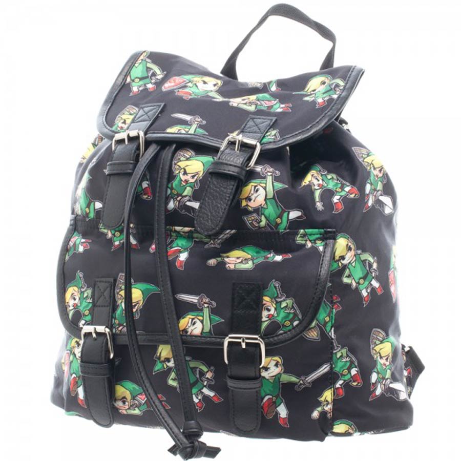 Nintendo Zelda Link Sublimated Knapsack