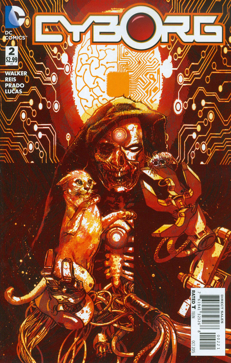 Cyborg #2 Cover B Incentive Tony Harris Variant Cover