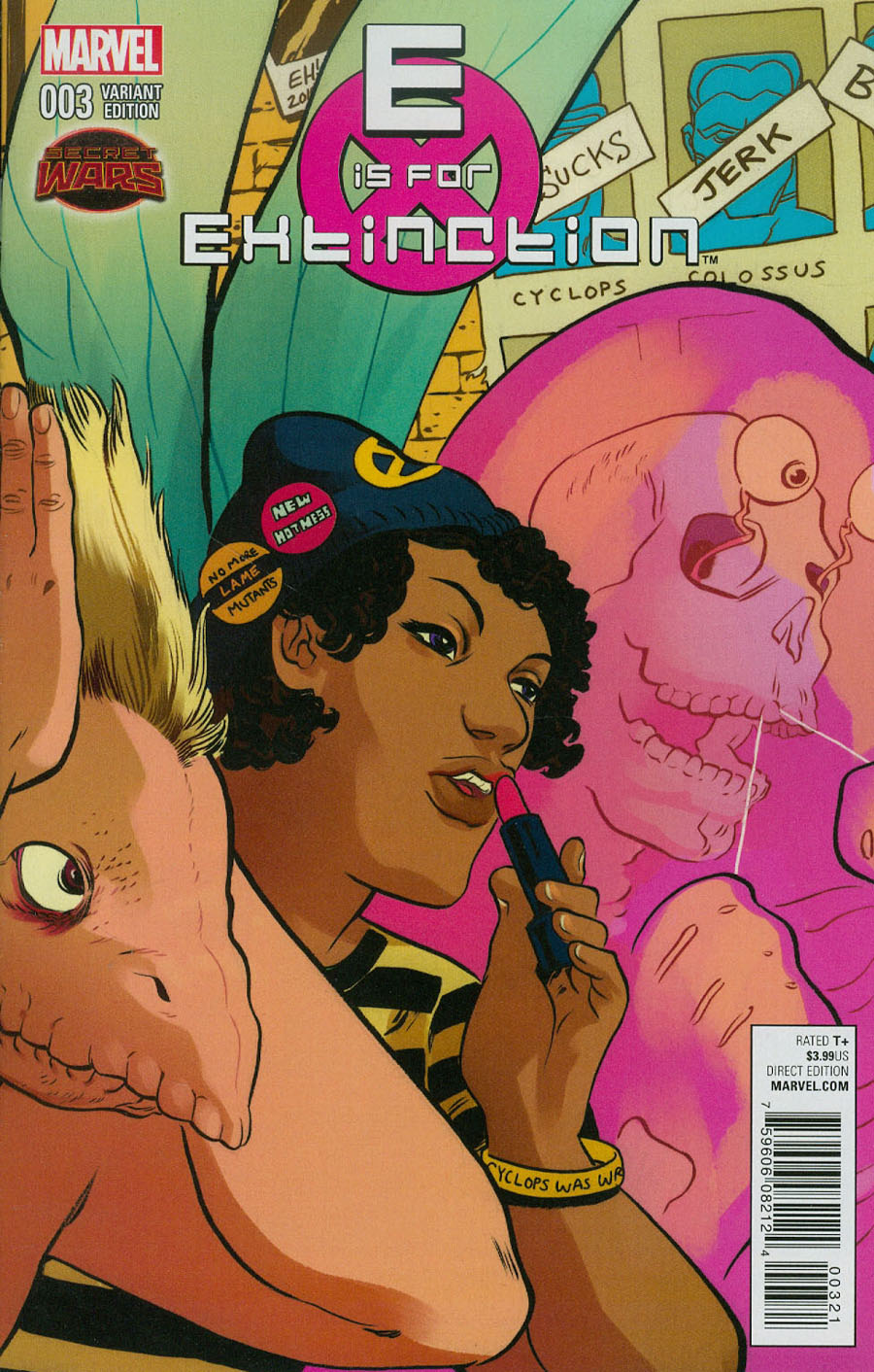 E Is For Extinction #3 Cover B Incentive Erica Henderson Variant Cover (Secret Wars Warzones Tie-In)