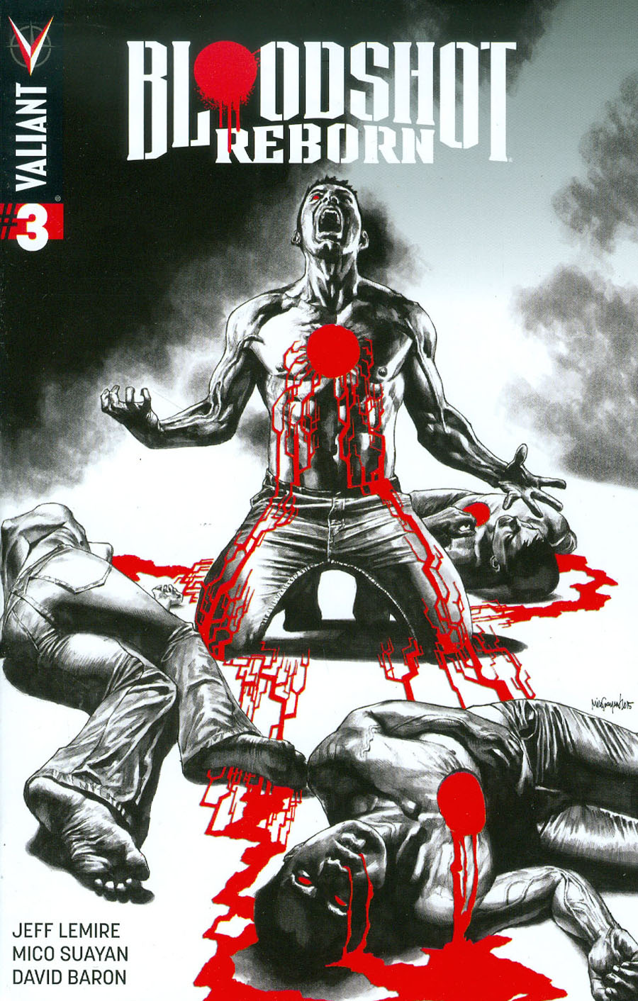 Bloodshot Reborn #3 Cover F 2nd Ptg Mico Suayan Variant Cover