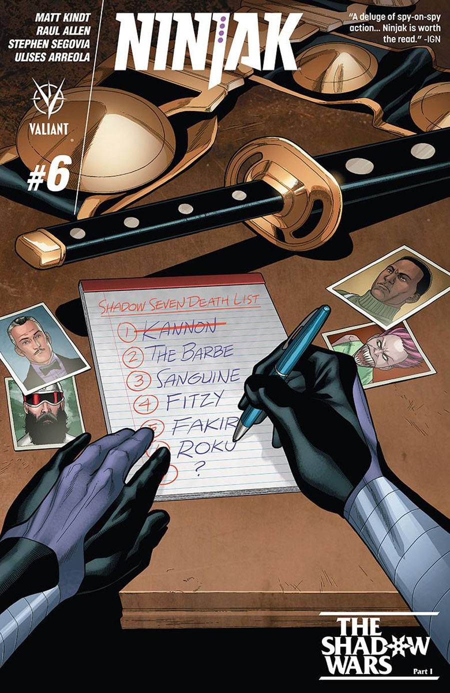 Ninjak Vol 3 #6 Cover E Incentive Clayton Henry Variant Cover