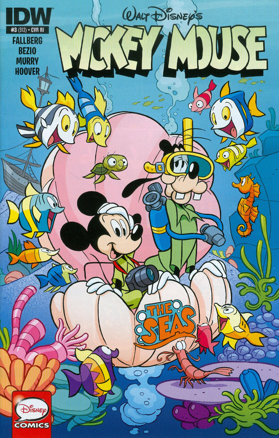 Mickey Mouse Vol 2 #3 Cover C Incentive Andrea Freccero Disney Legacy Epcot Variant Cover