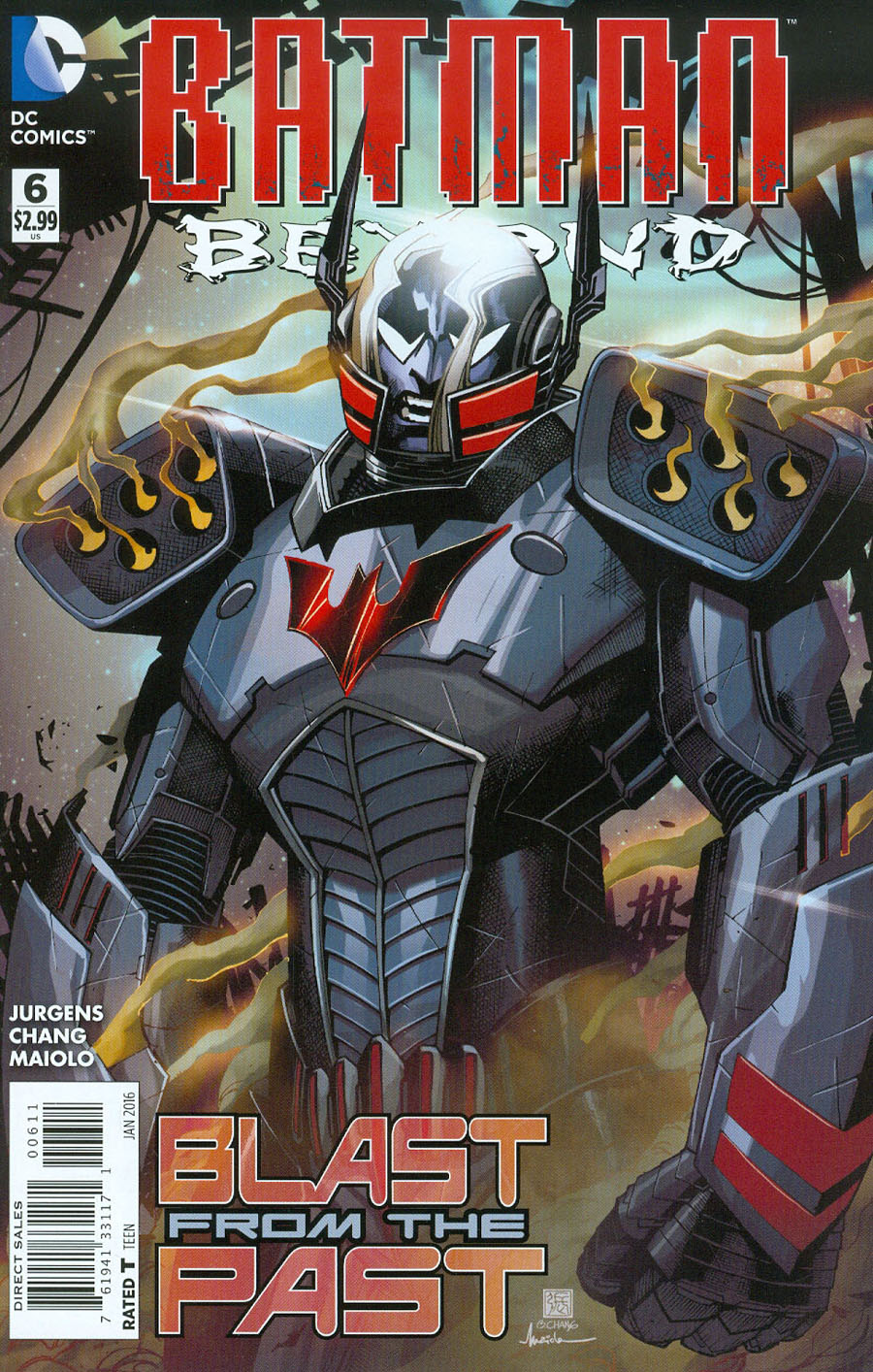 Batman Beyond Vol 5 #6 Cover A Regular Bernard Chang Cover