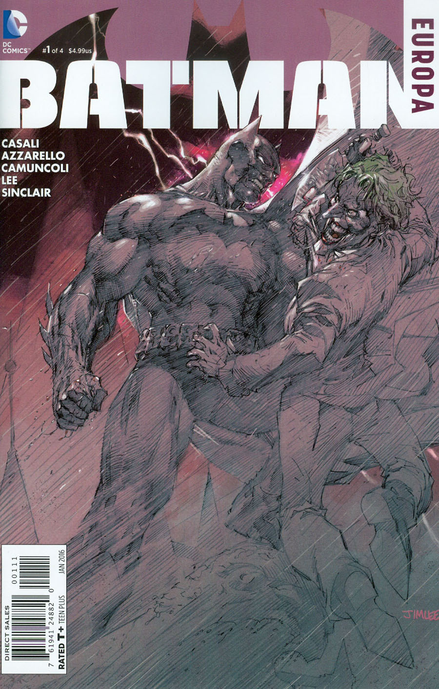 Batman Europa #1 Cover A Regular Jim Lee Cover