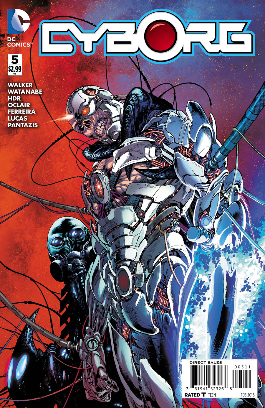 Cyborg #5 Cover A Regular Ivan Reis Cover