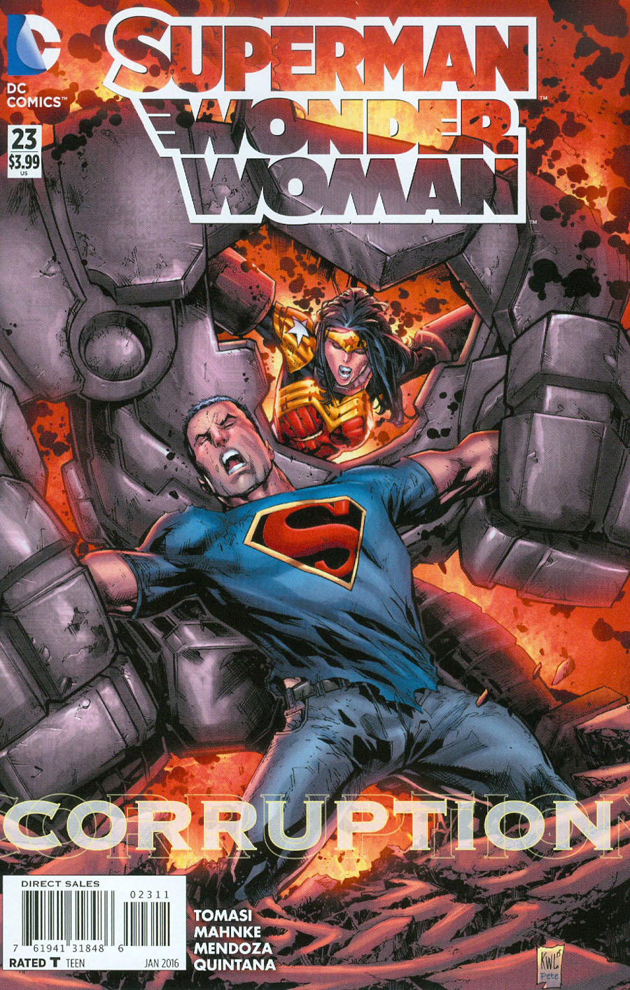 Superman Wonder Woman #23 Cover A Regular Ed Benes Cover