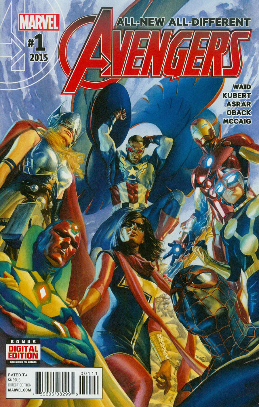 All-New All-Different Avengers #1 Cover A Regular Alex Ross Cover