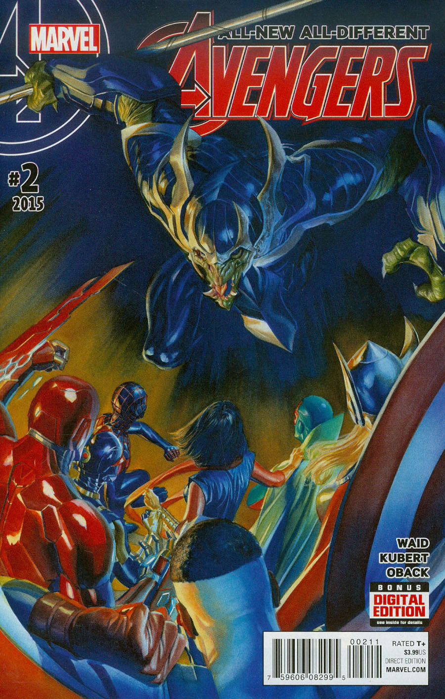 All-New All-Different Avengers #2 Cover A 1st Ptg Regular Alex Ross Cover