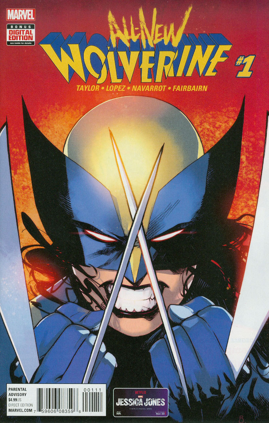 All-New Wolverine #1 Cover A Regular Bengal Cover