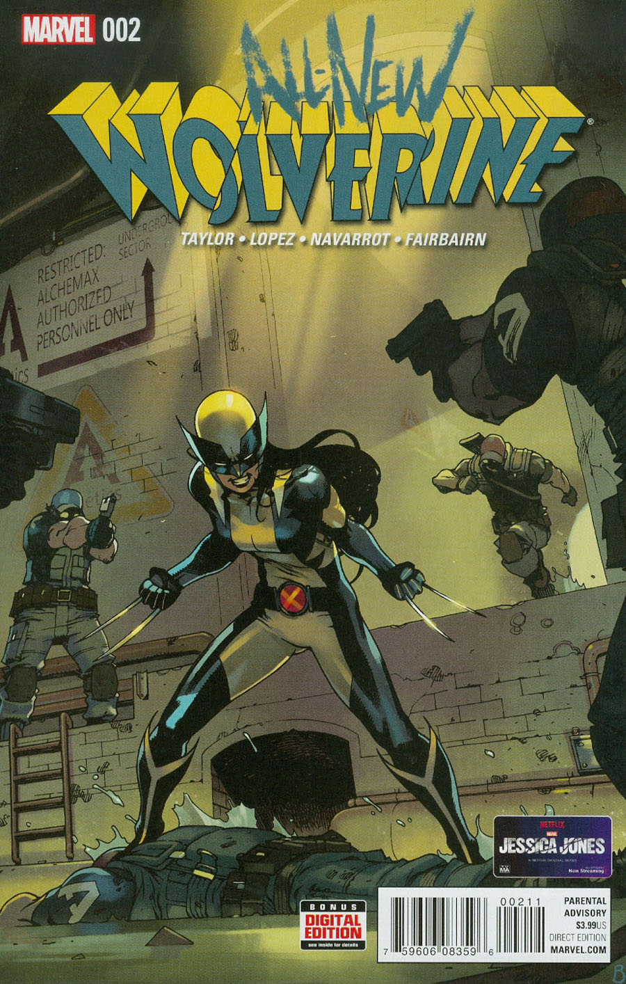 All-New Wolverine #2 Cover A 1st Ptg Regular Bengal Cover