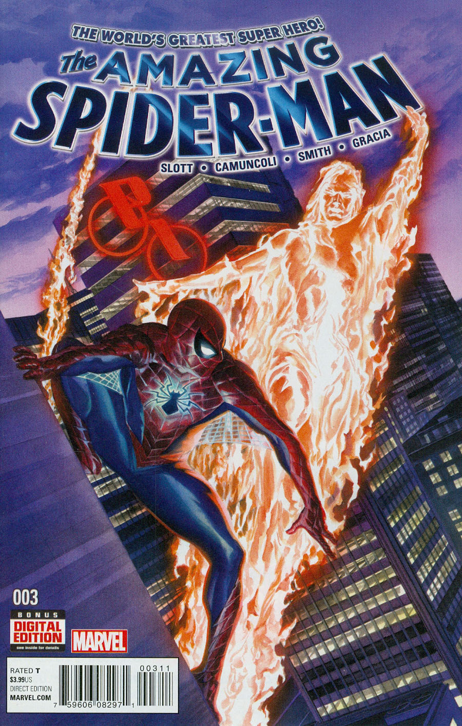 Amazing Spider-Man Vol 4 #3 Cover A Regular Alex Ross Cover