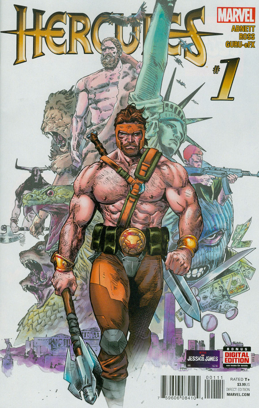 Hercules Vol 4 #1 Cover A Regular Clay Mann Cover