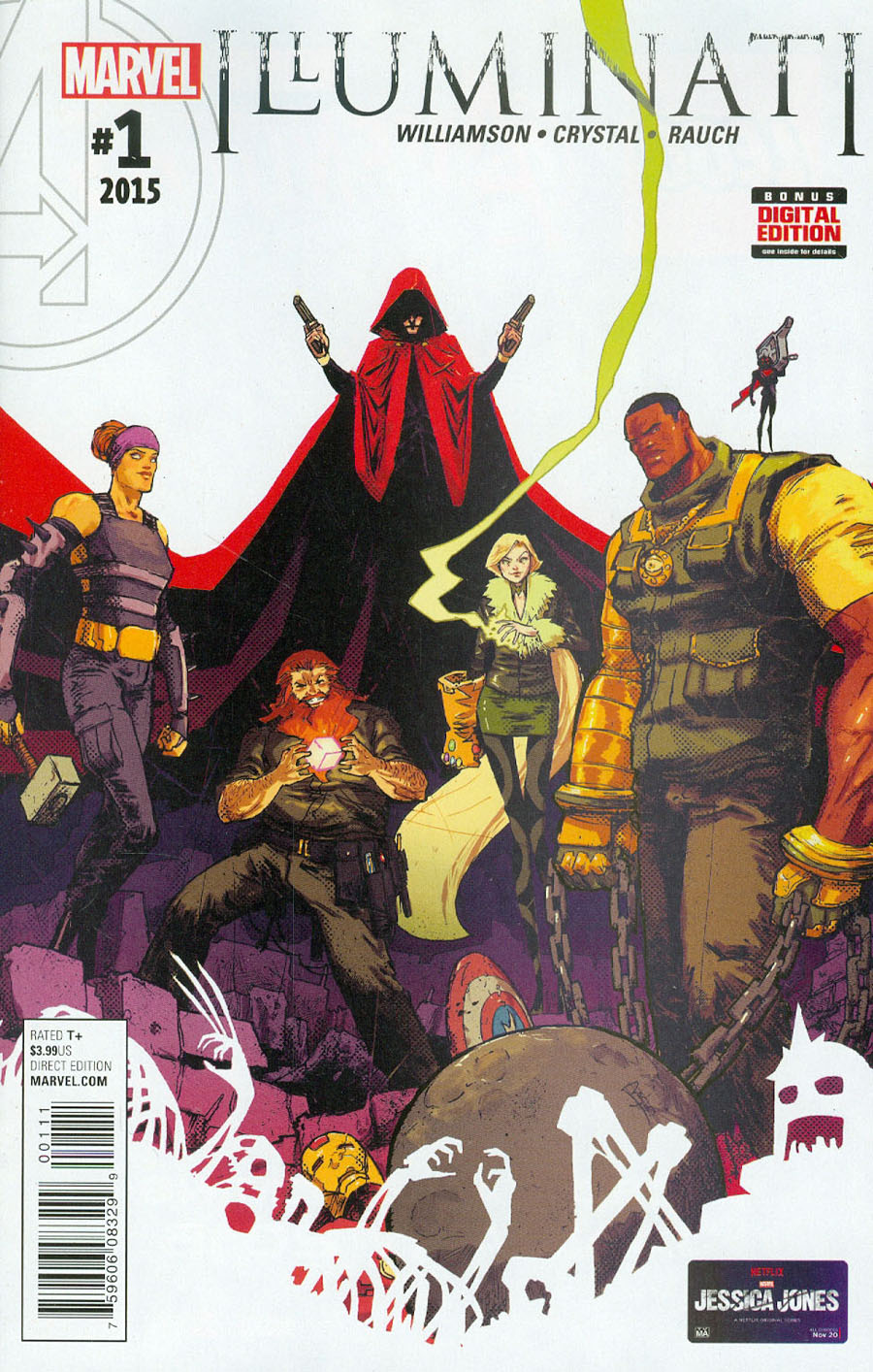 Illuminati #1 Cover A Regular Riley Rossmo Cover