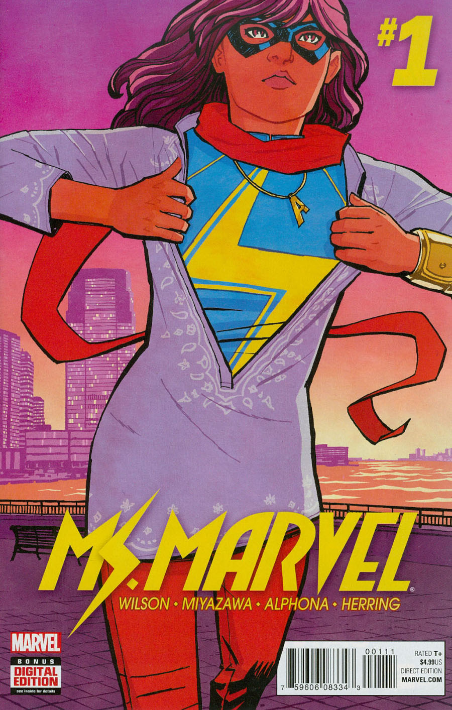 Ms Marvel Vol 4 #1 Cover A Regular Cliff Chiang Cover