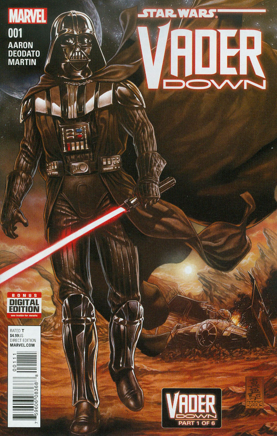 Star Wars Vader Down #1 Cover A Regular Mark Brooks Cover (Vader Down Part 1)