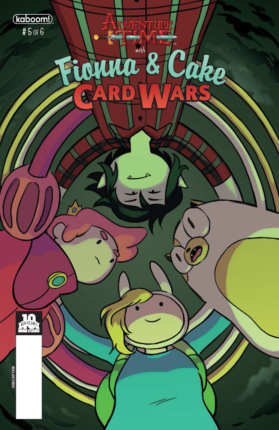 Adventure Time With Fionna & Cake Card Wars #5 Cover B Variant Jessie Wong Subscription Cover