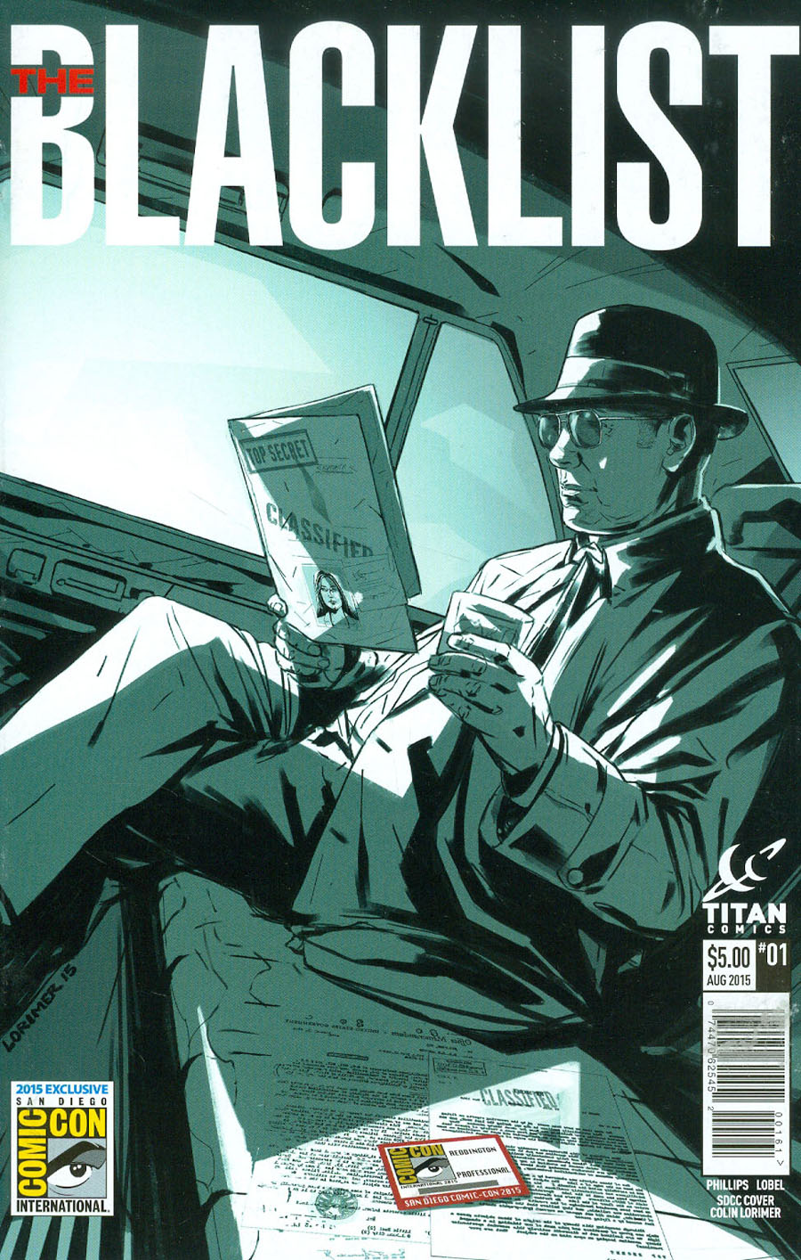 Blacklist #1 Cover C SDCC 2015 Exclusive Beni Lobel Variant Cover