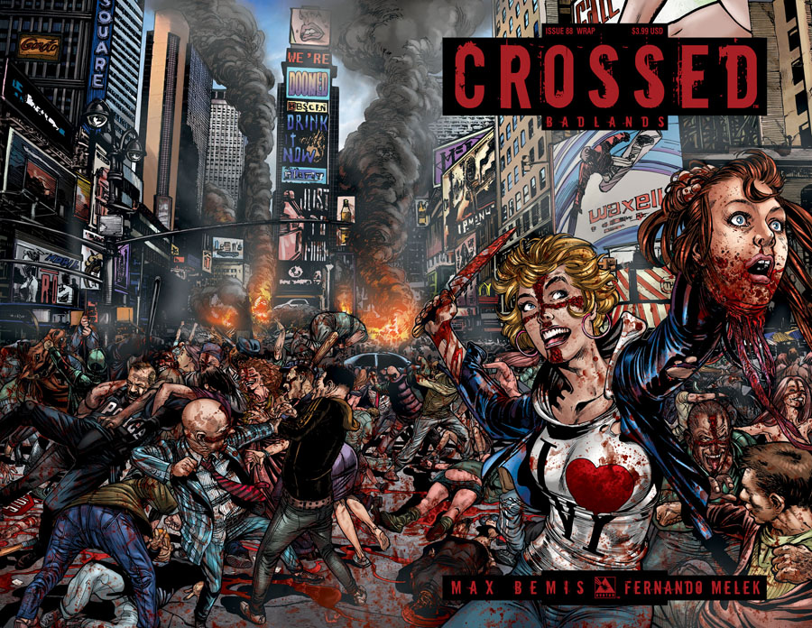 Crossed Badlands #88 Cover C Wraparound Cover