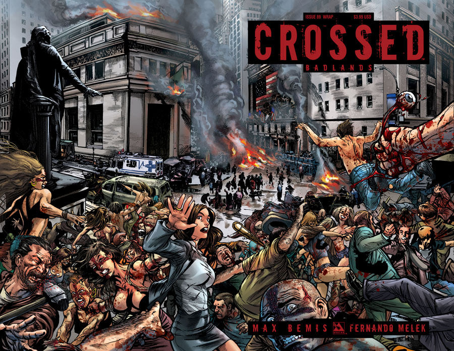 Crossed Badlands #89 Cover C Wraparound Cover
