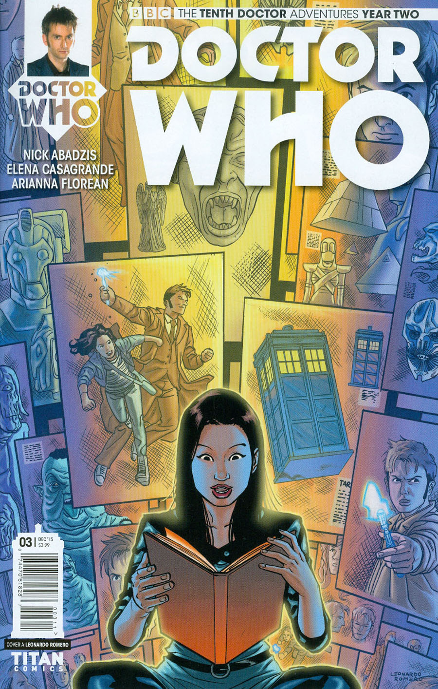 Doctor Who 10th Doctor Year Two #3 Cover A Regular Leonardo Romero Cover