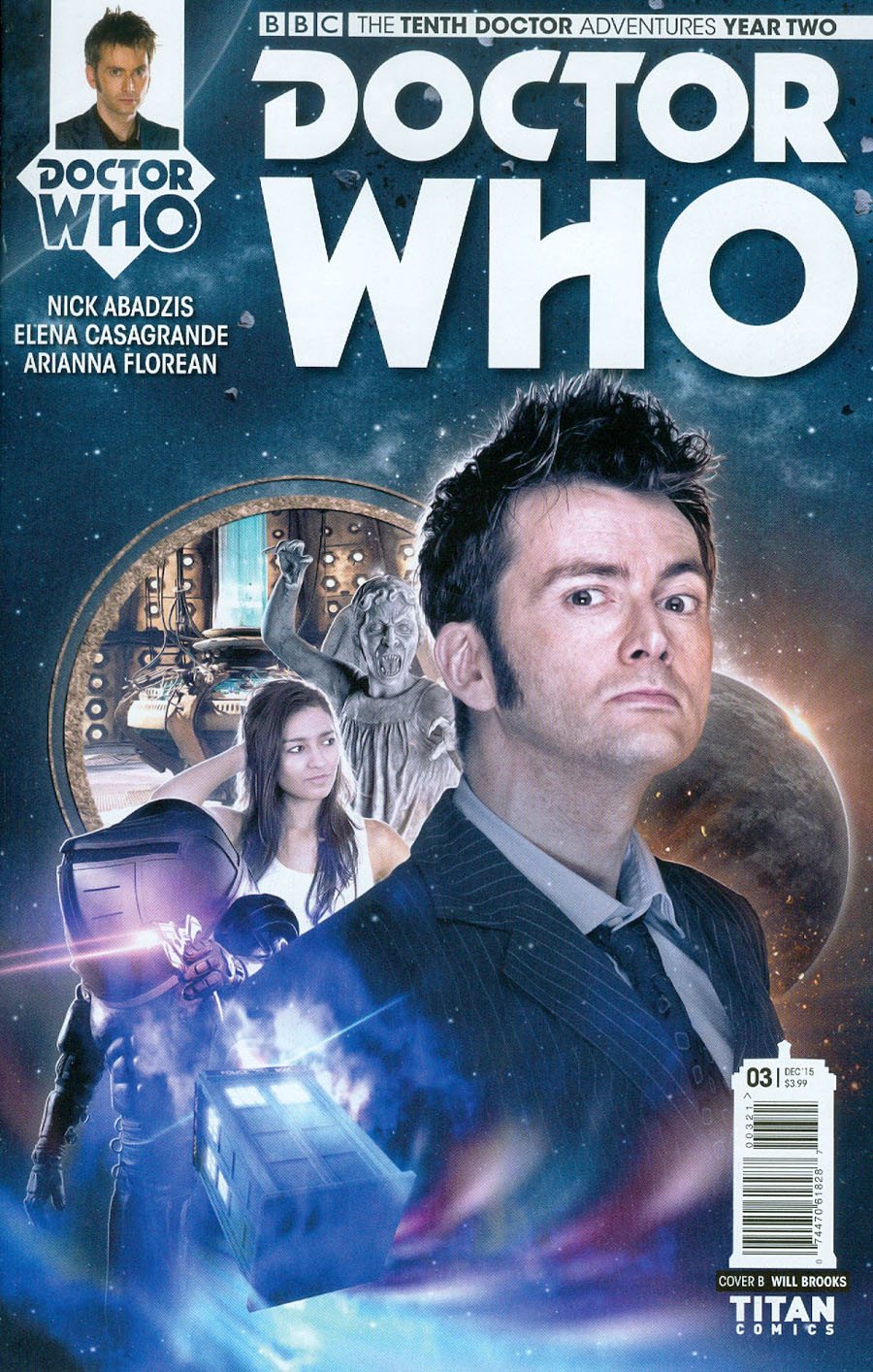 Doctor Who 10th Doctor Year Two #3 Cover B Variant Photo Subscription Cover