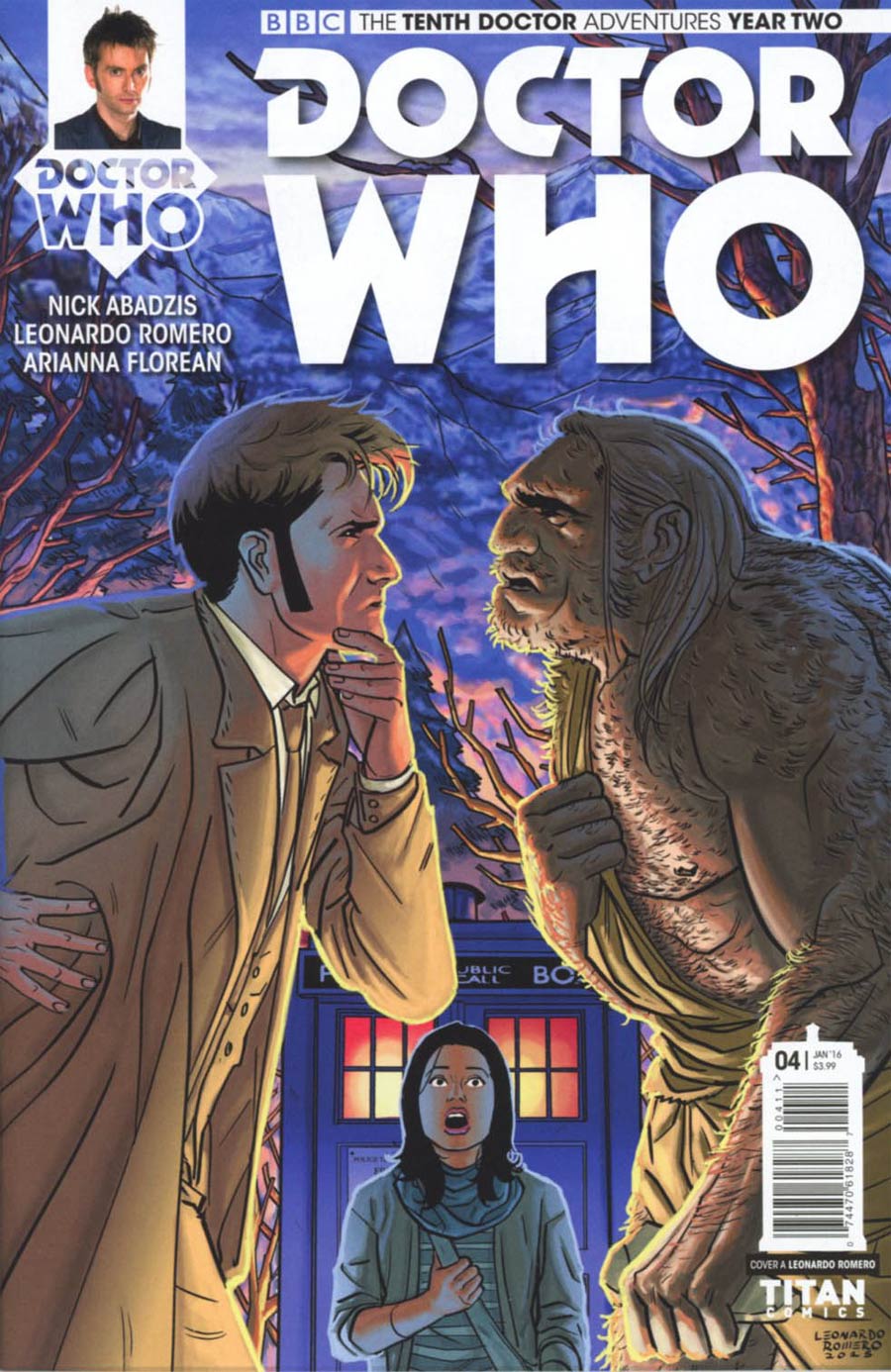 Doctor Who 10th Doctor Year Two #4 Cover A Regular Leonardo Romero Cover