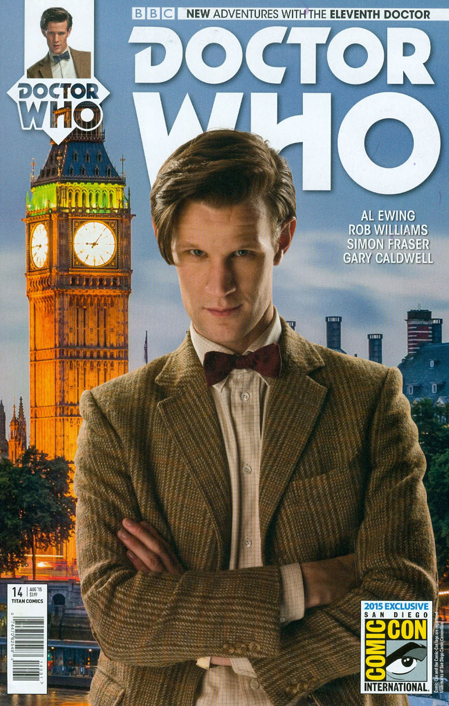 Doctor Who 11th Doctor #14 Cover C SDCC 2015 Exclusive Photo Variant Cover