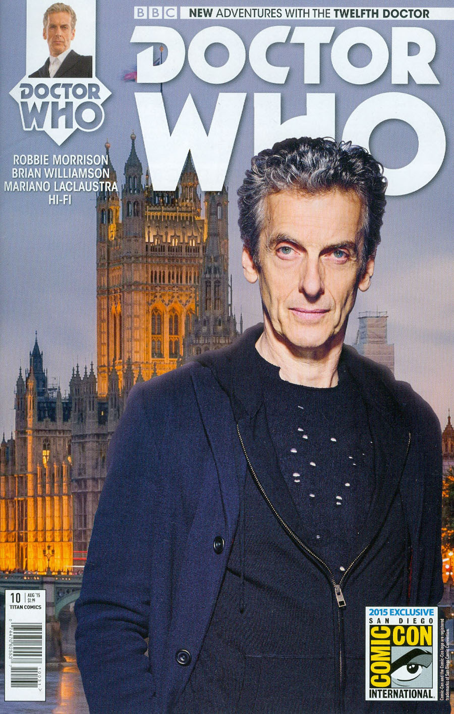 Doctor Who 12th Doctor #10 Cover C SDCC 2015 Exclusive Photo Variant Cover