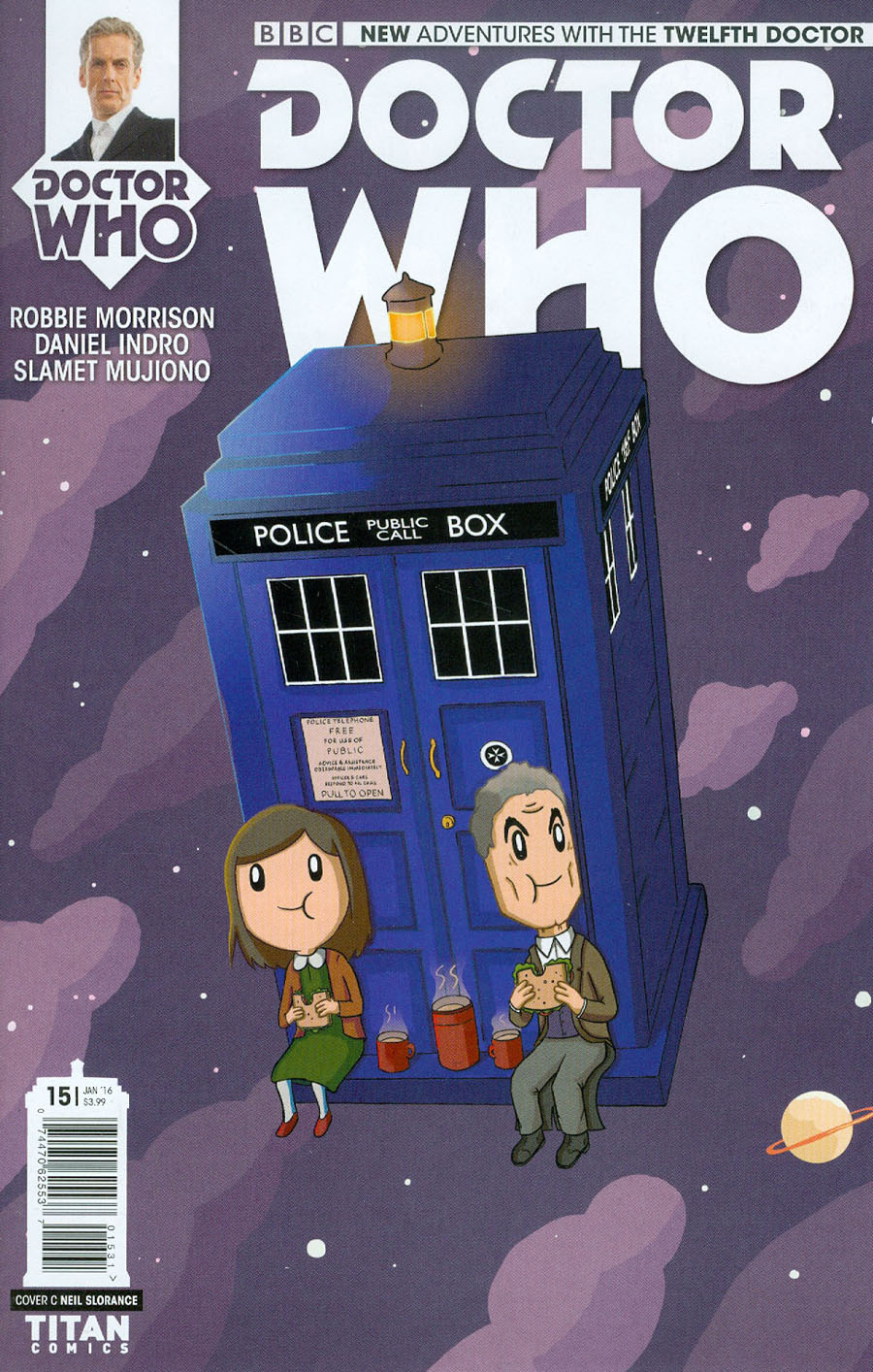 Doctor Who 12th Doctor #15 Cover C Variant Neil Slorance Cover