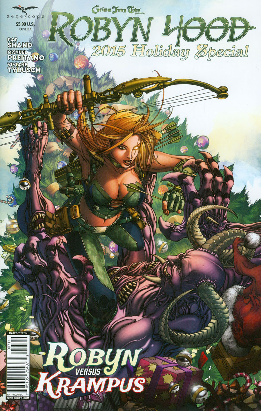 Grimm Fairy Tales Presents Robyn Hood Holiday Special 2015 Cover A Harvey Tolibao