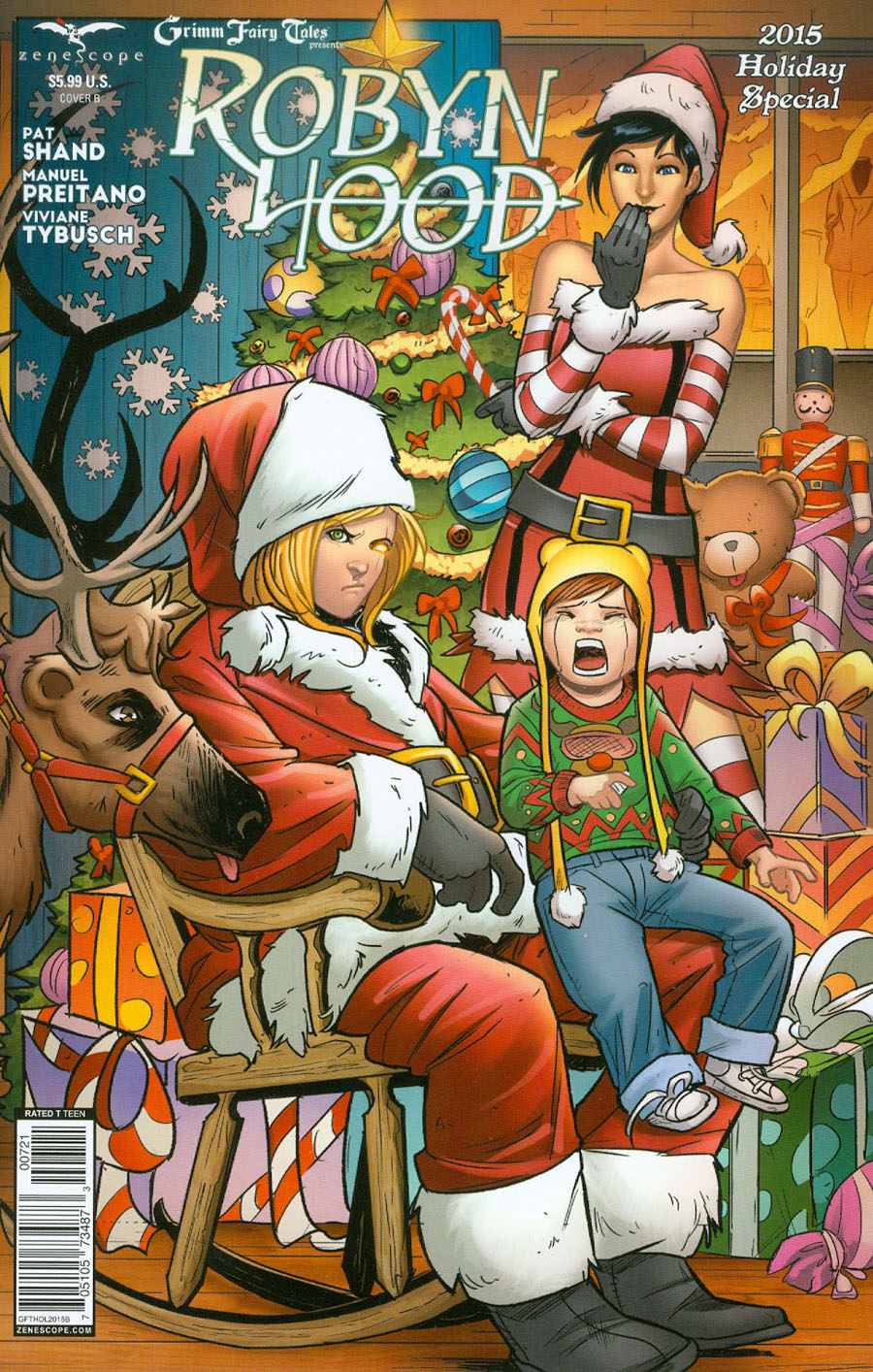 Grimm Fairy Tales Presents Robyn Hood Holiday Special 2015 Cover B Roberta Ingranata