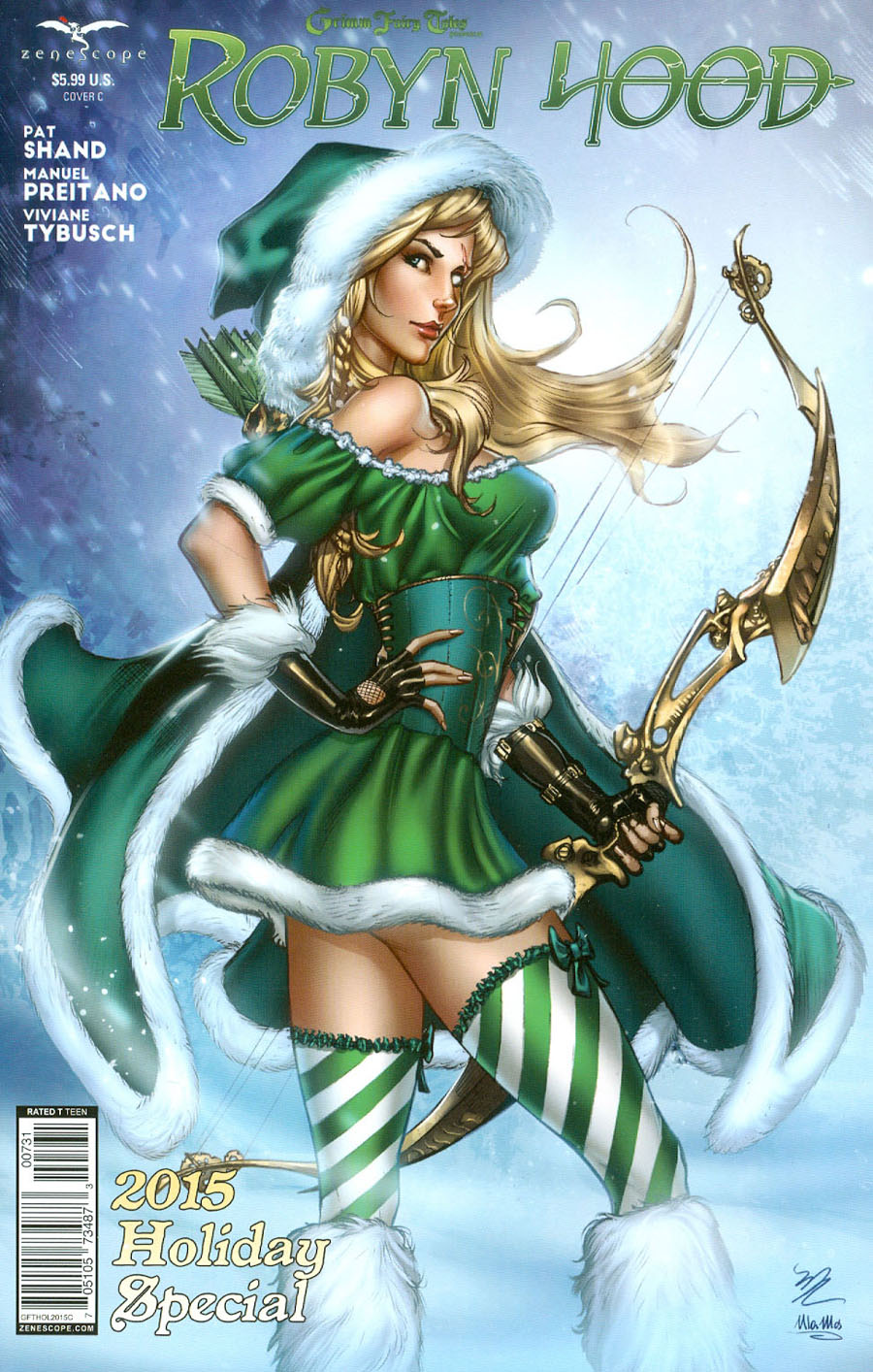 Grimm Fairy Tales Presents Robyn Hood Holiday Special 2015 Cover C Michael Dooney
