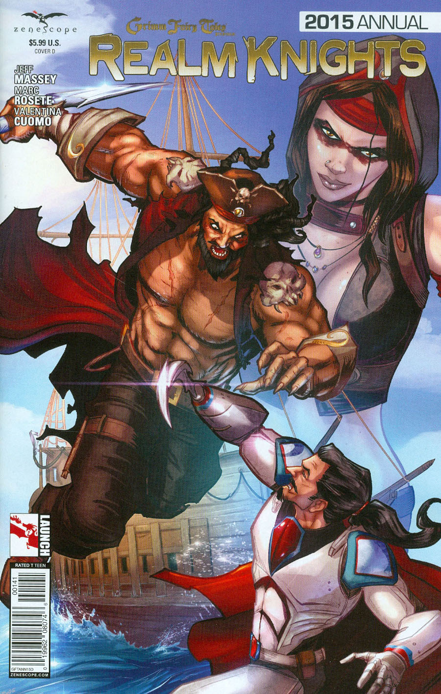 Grimm Fairy Tales Presents Realm Knights Annual 2015 Cover D Larry Watts