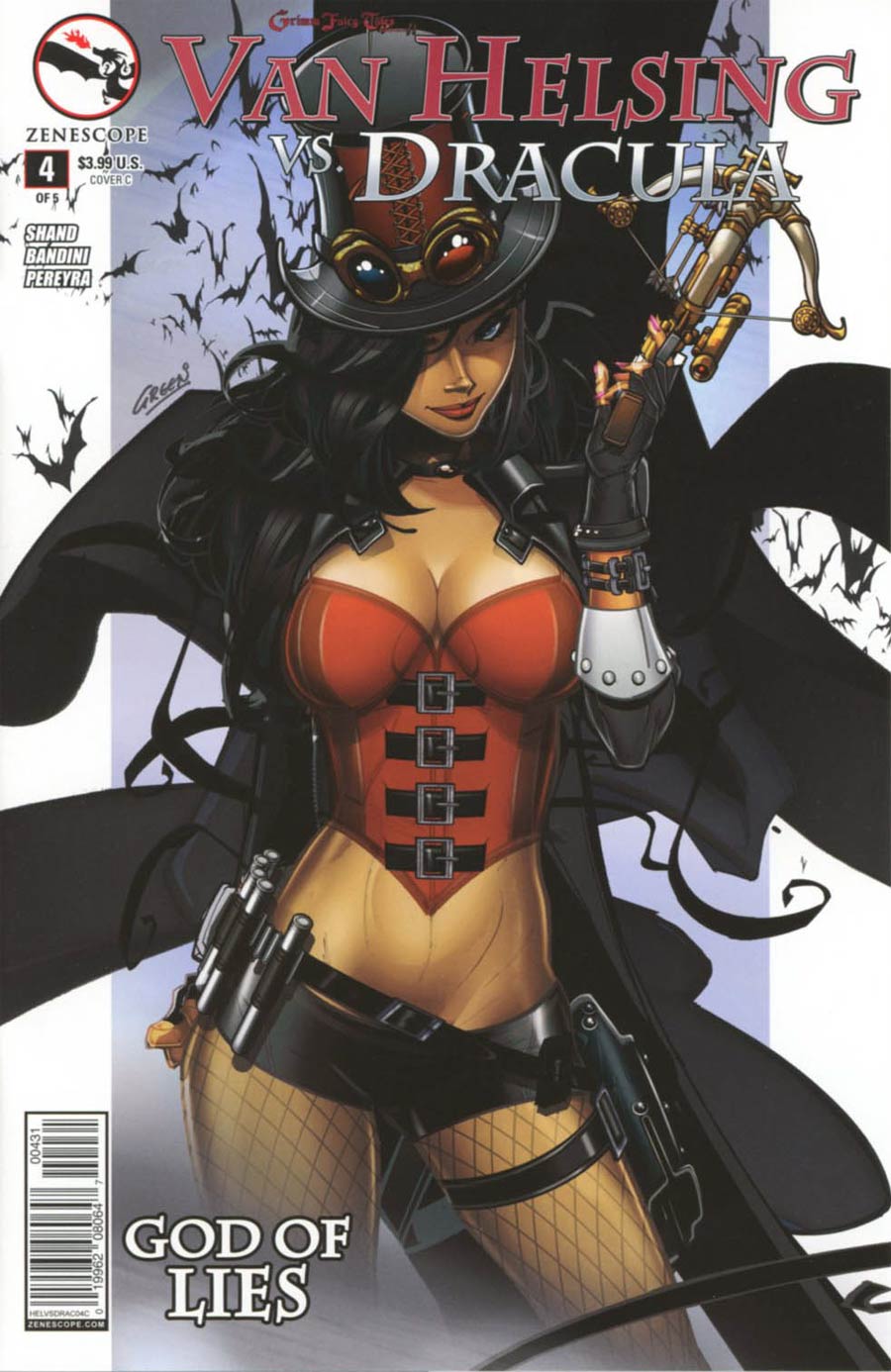 Grimm Fairy Tales Presents Van Helsing vs Dracula #4 Cover C Paul Green