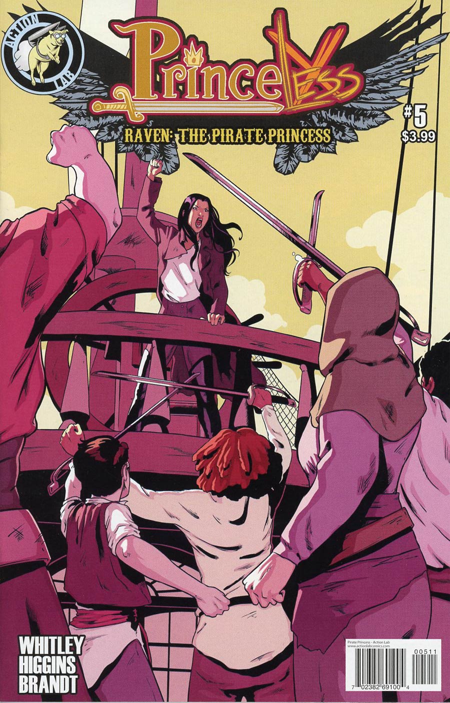 Princeless Raven The Pirate Princess #5 Cover A Regular Rosy Higgins Cover