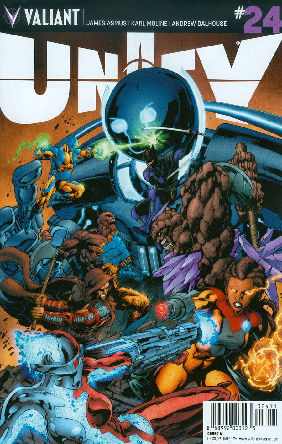 Unity Vol 2 #24 Cover A Regular Diego Bernard Cover