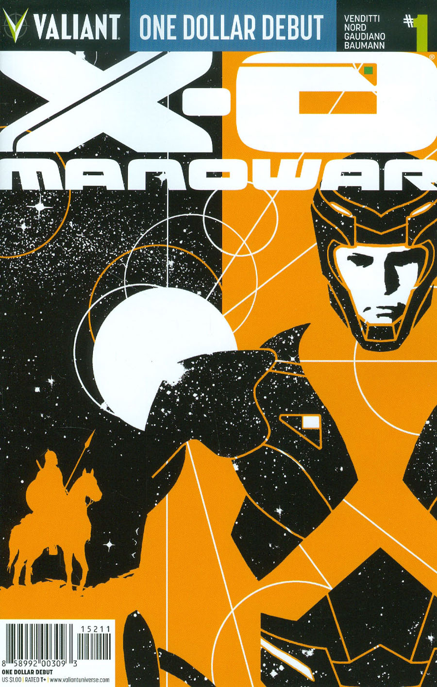 X-O Manowar Vol 3 #1 Cover M One Dollar Debut Edition Newer Printing