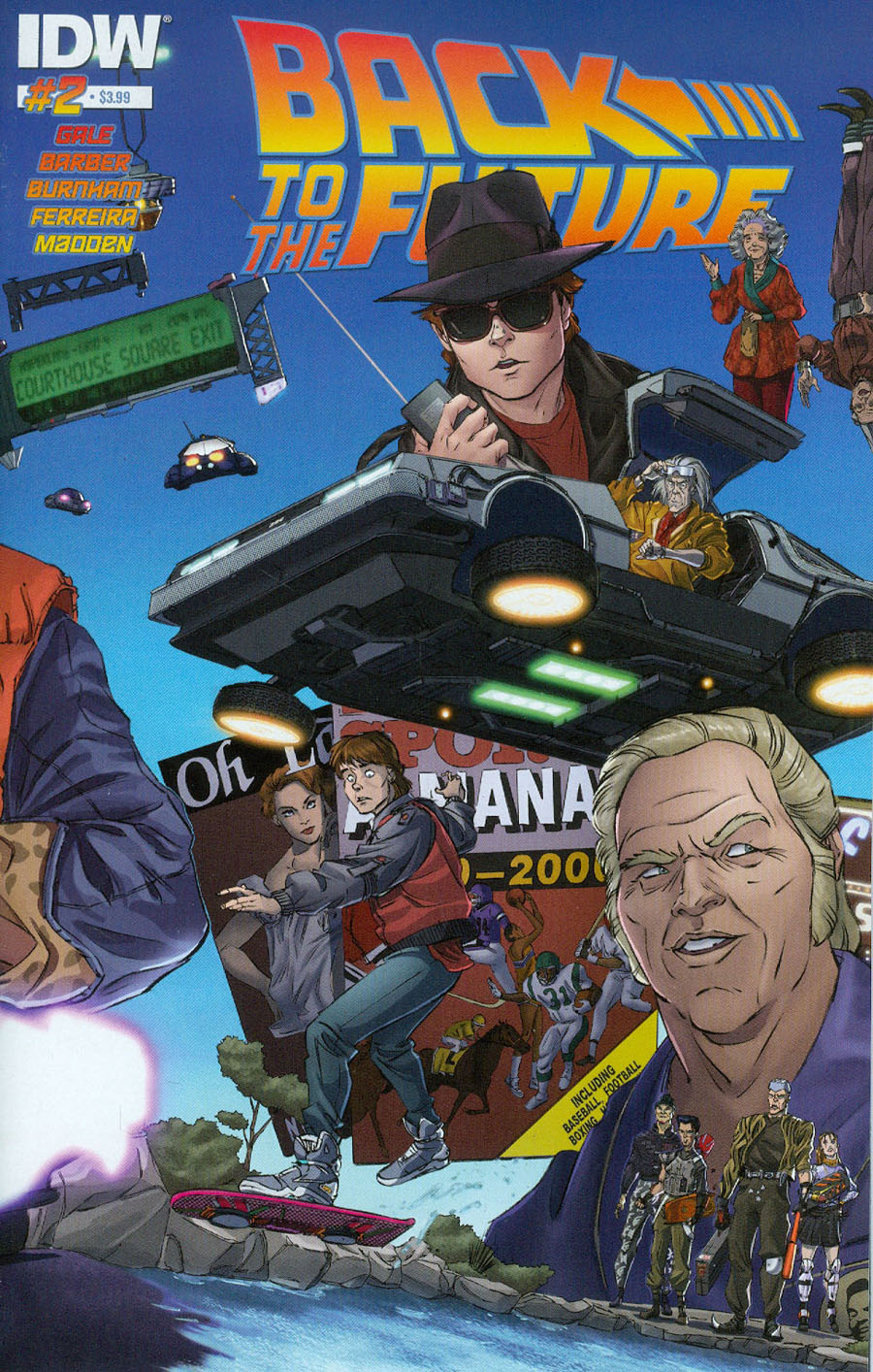 Back To The Future Vol 2 #2 Cover A 1st Ptg Regular Dan Schoening Cover