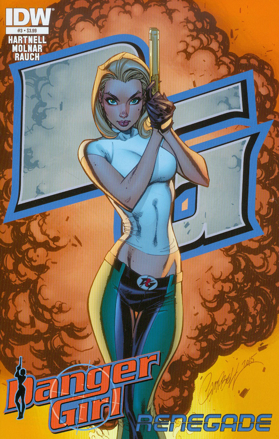 Danger Girl Renegade #3 Cover A Regular J Scott Campbell Cover